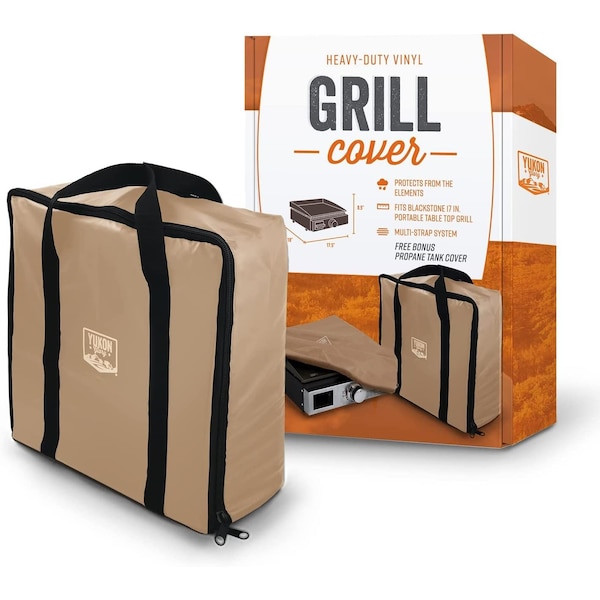 Yukon Glory 17 in. Griddle Cover and Carrier TAN YG-505T - main